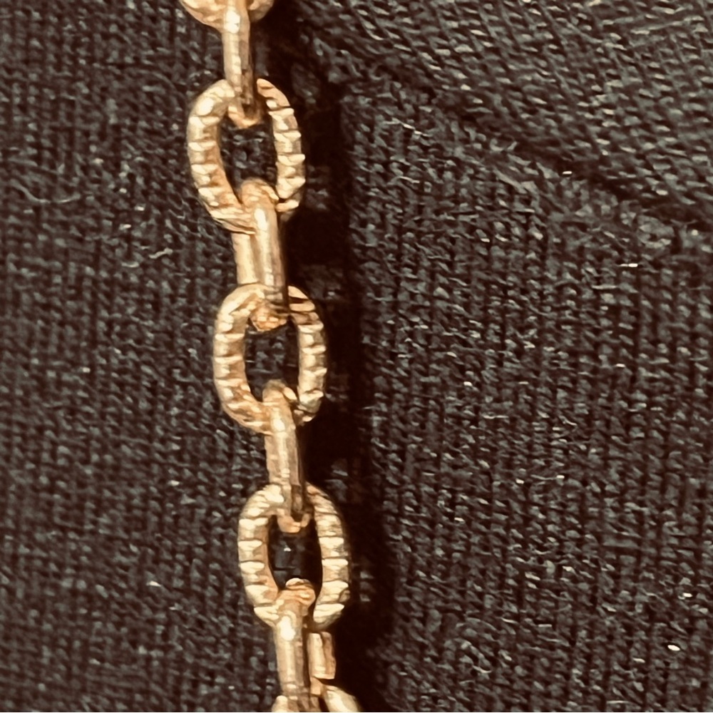 Gold-Tone Circular Pendant Necklace - Women's Jewelry - Picture 3 of 4